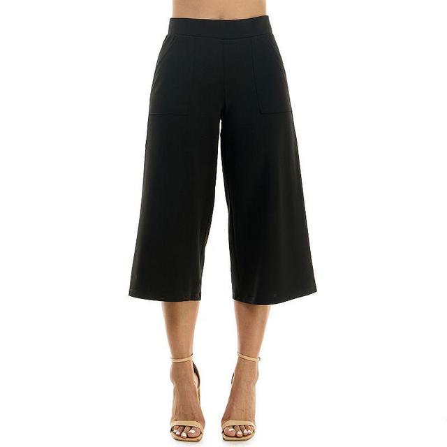 Womens Nina Leonard Elastic Waist Culotte Pants Product Image