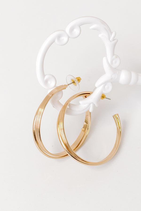 Sassy and Sweet Hoop Earrings Product Image