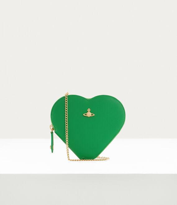 Saffiano biogreen heart crossbody Product Image