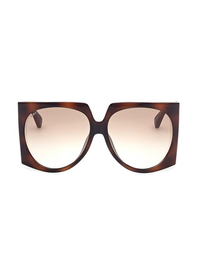 Womens 65MM Geometric Sunglasses Product Image