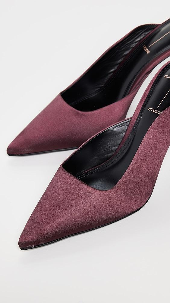 Black Suede Studio Icon 80mm Pumps | Shopbop Product Image