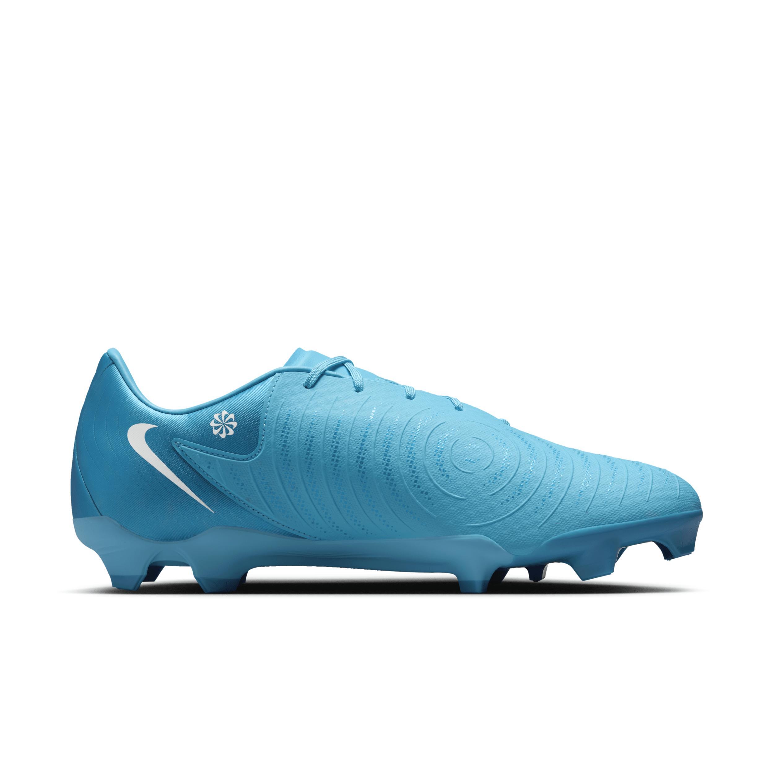 Nike Mens Phantom GX II Academy FG/MG - Soccer Shoes Blue Fury/White Product Image