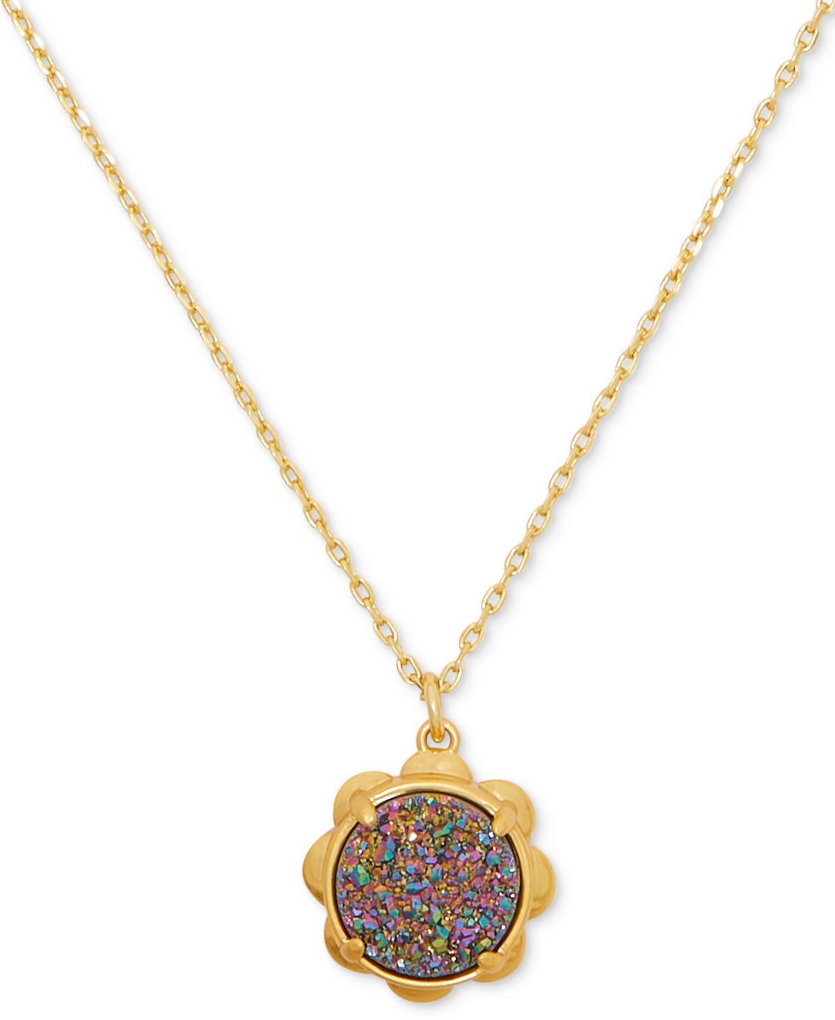 Womens Gold-Plated Pendant Necklace Product Image