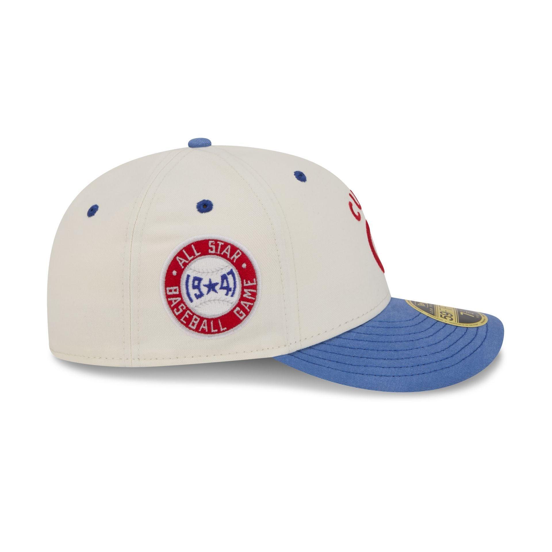 Chicago Cubs Vintage Stack Low Profile 59FIFTY Fitted Hat Male Product Image