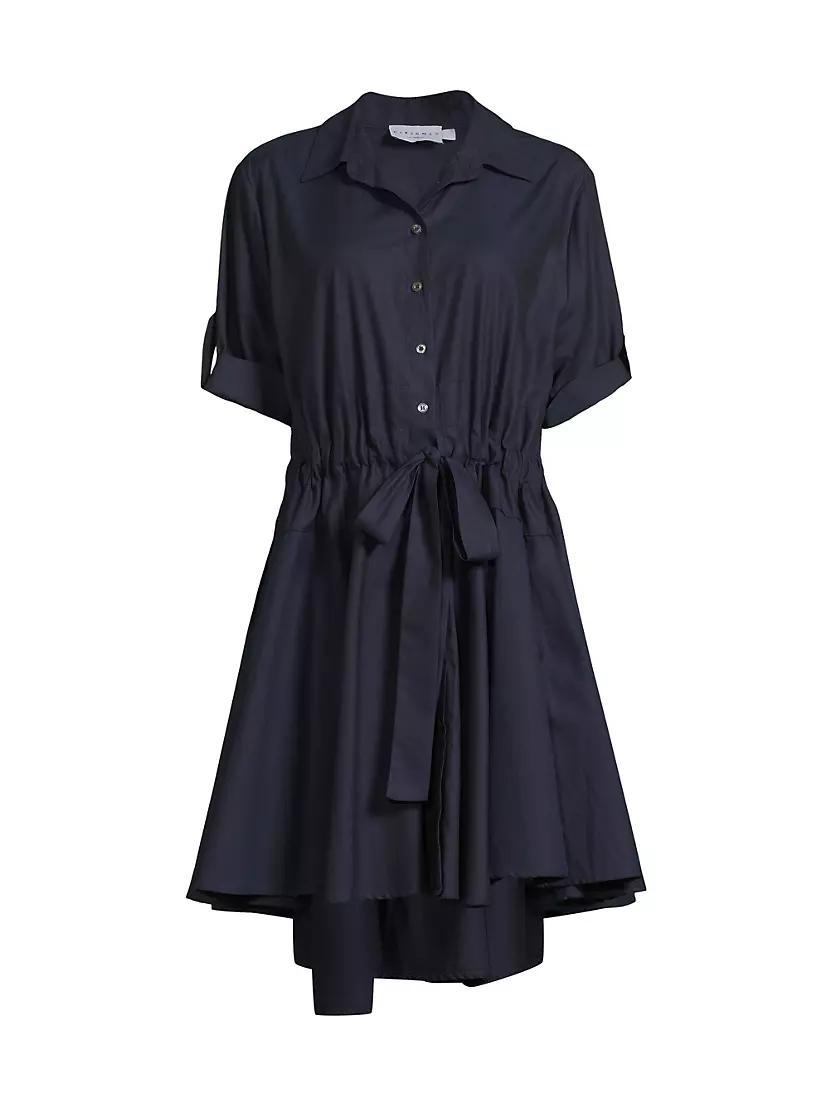 Meadow Cotton Tie-Waist Shirtdress Product Image