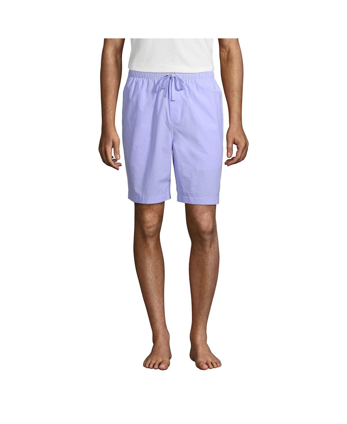 Lands End Mens Poplin Pajama Shorts Product Image