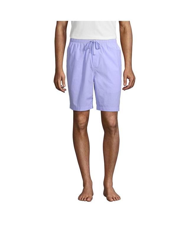 Mens Lands End Broadcloth Pajama Sleep Shorts Product Image