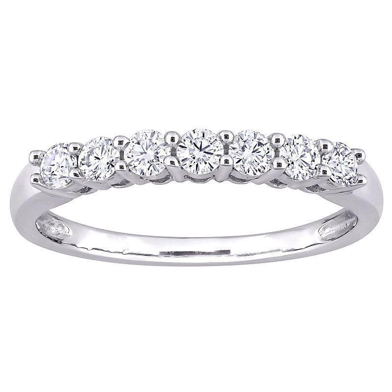 Stella Grace 10k White Gold 1/2 Carat T.W. Diamond Anniversary Ring, Womens Product Image