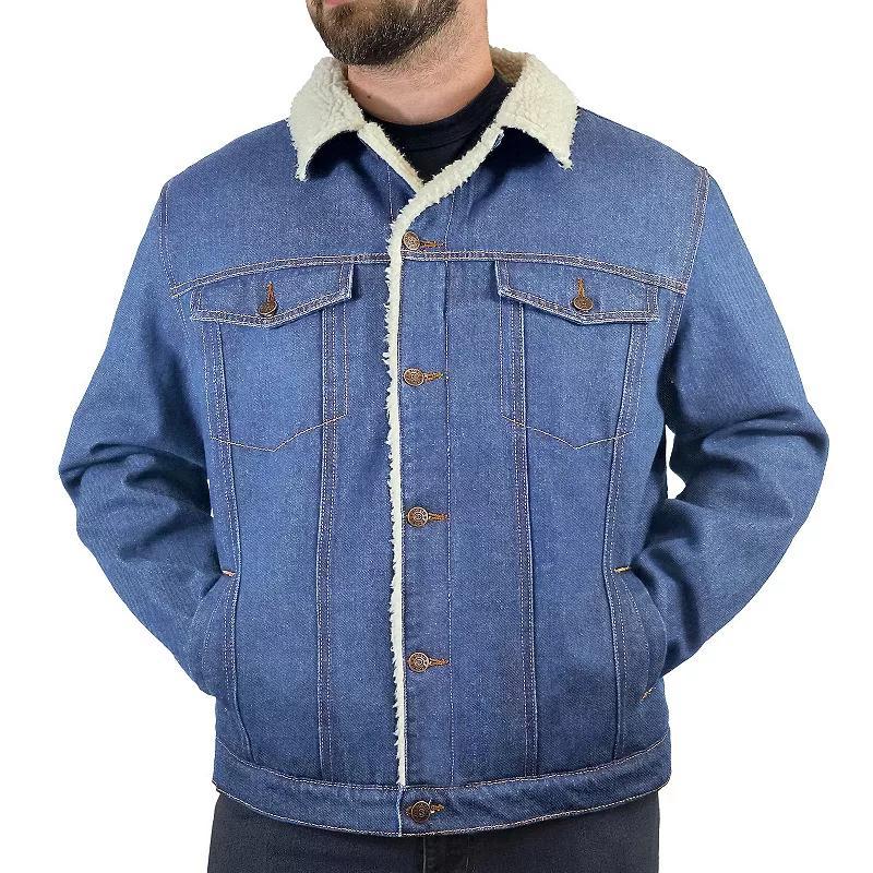 Mens Victory Outfitters Sherpa Lined Denim Jacket Product Image