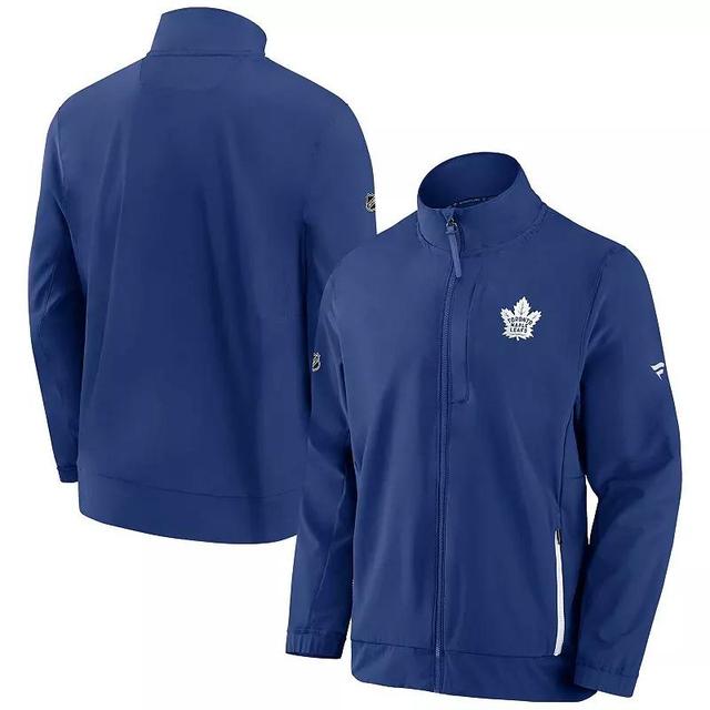 Mens Fanatics Branded Blue Toronto Maple Leafs Authentic Pro Rink Coaches Full-Zip Jacket Product Image