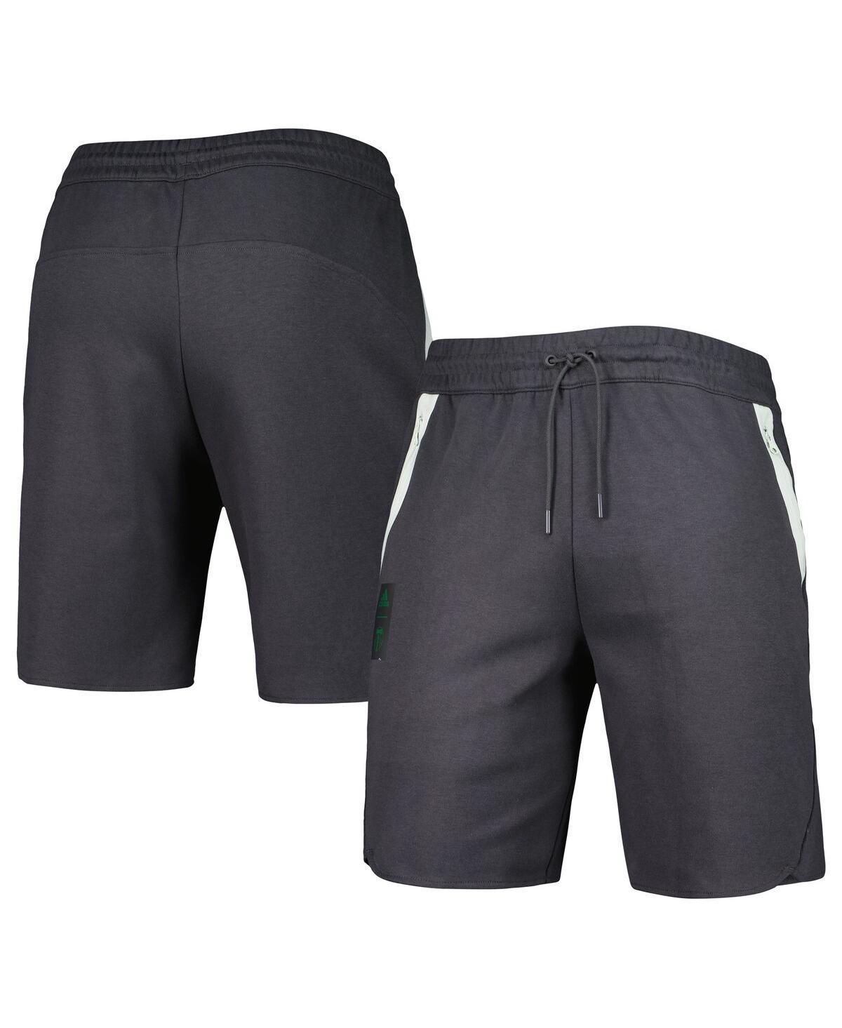 Mens adidas Black Portland Timbers 2023 Player Travel Shorts Product Image