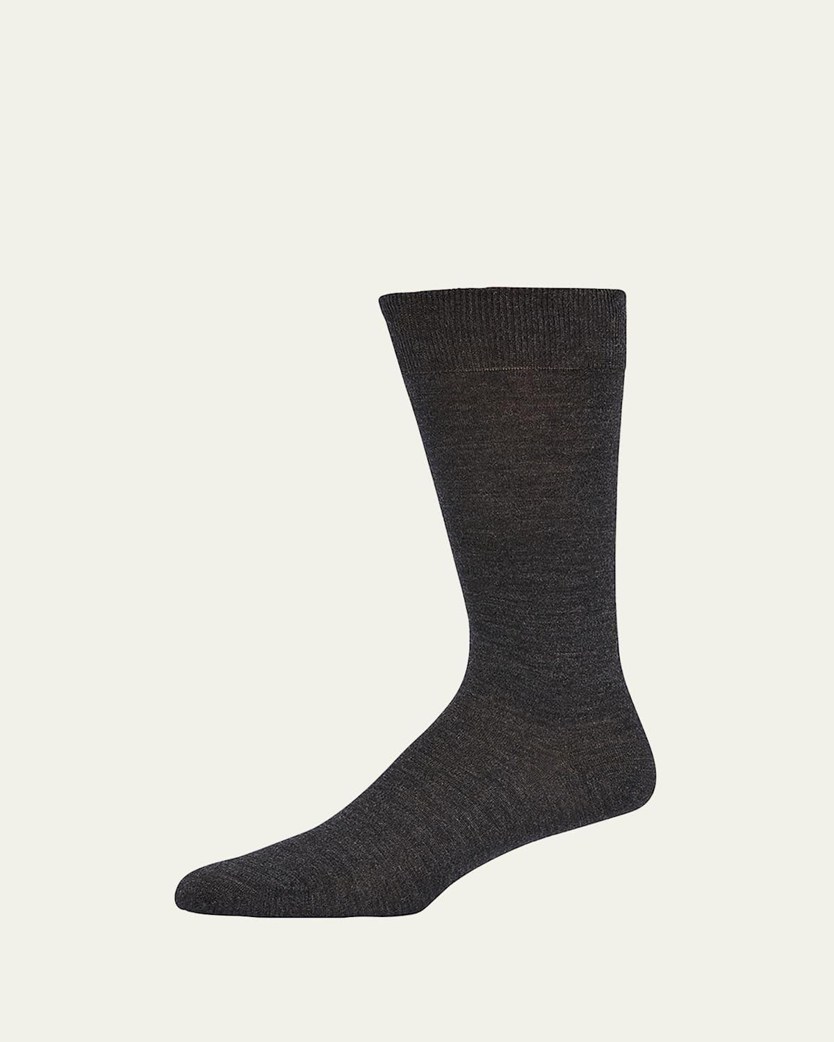 Mens Knit Crew Socks Product Image