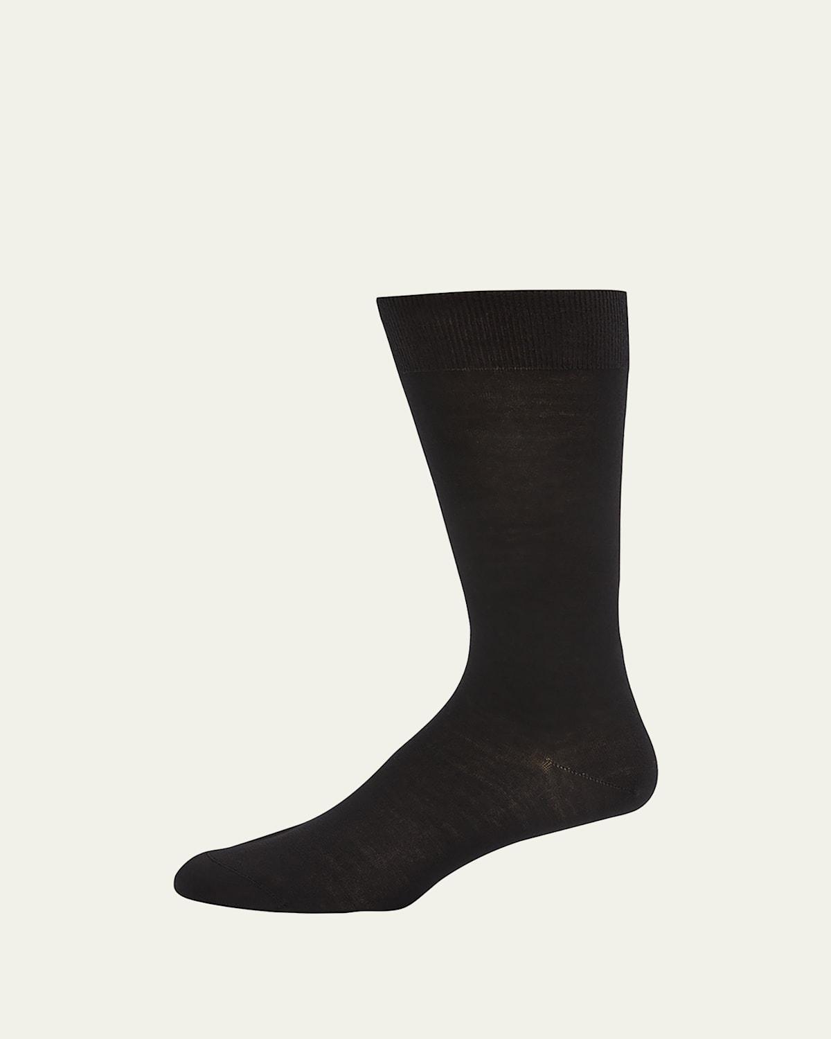 Mens Knit Crew Socks Product Image