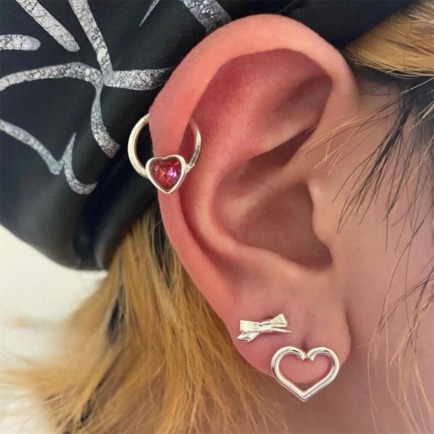 Heart Huggie Earring Product Image