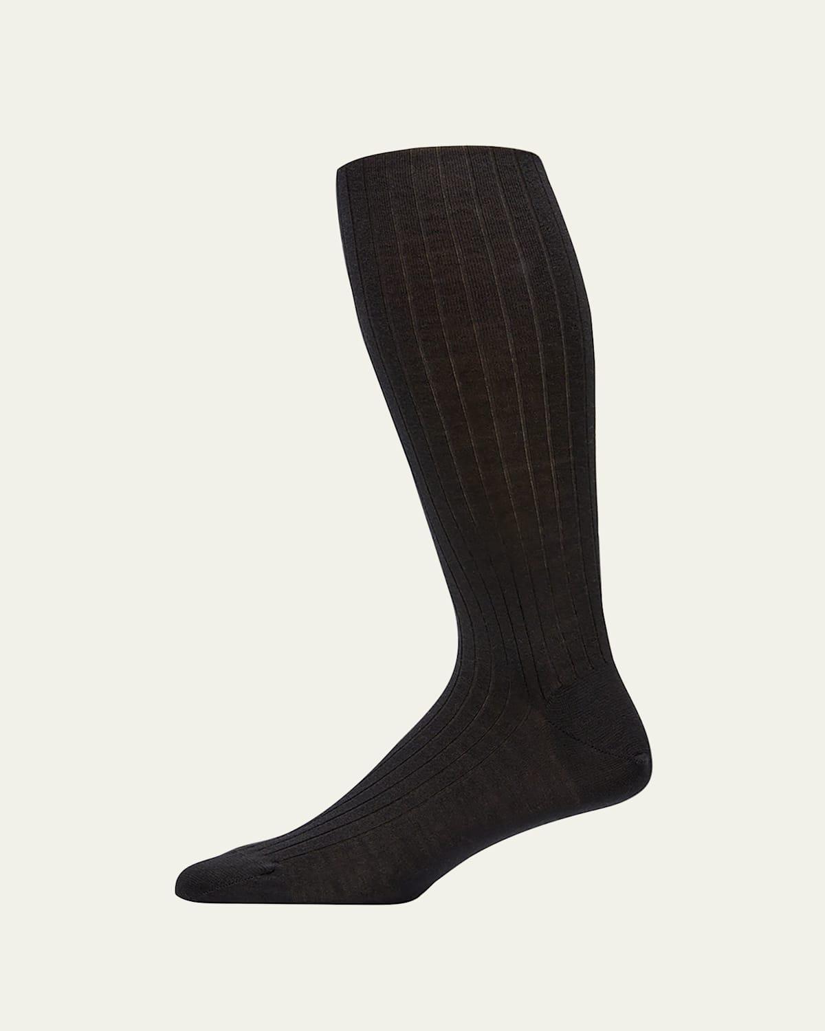 Mens Knit Over-Calf Socks Product Image