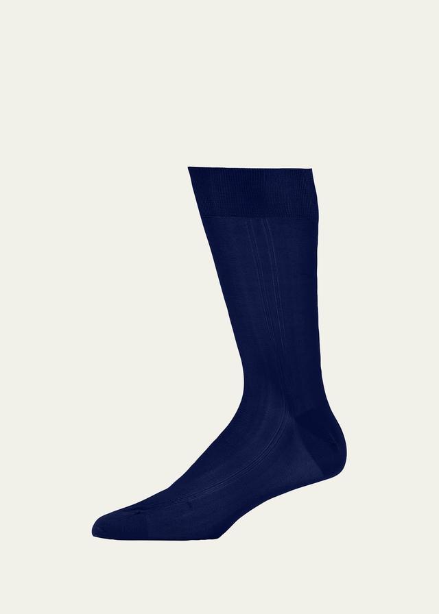 Mens Formal Silk Crew Socks Product Image