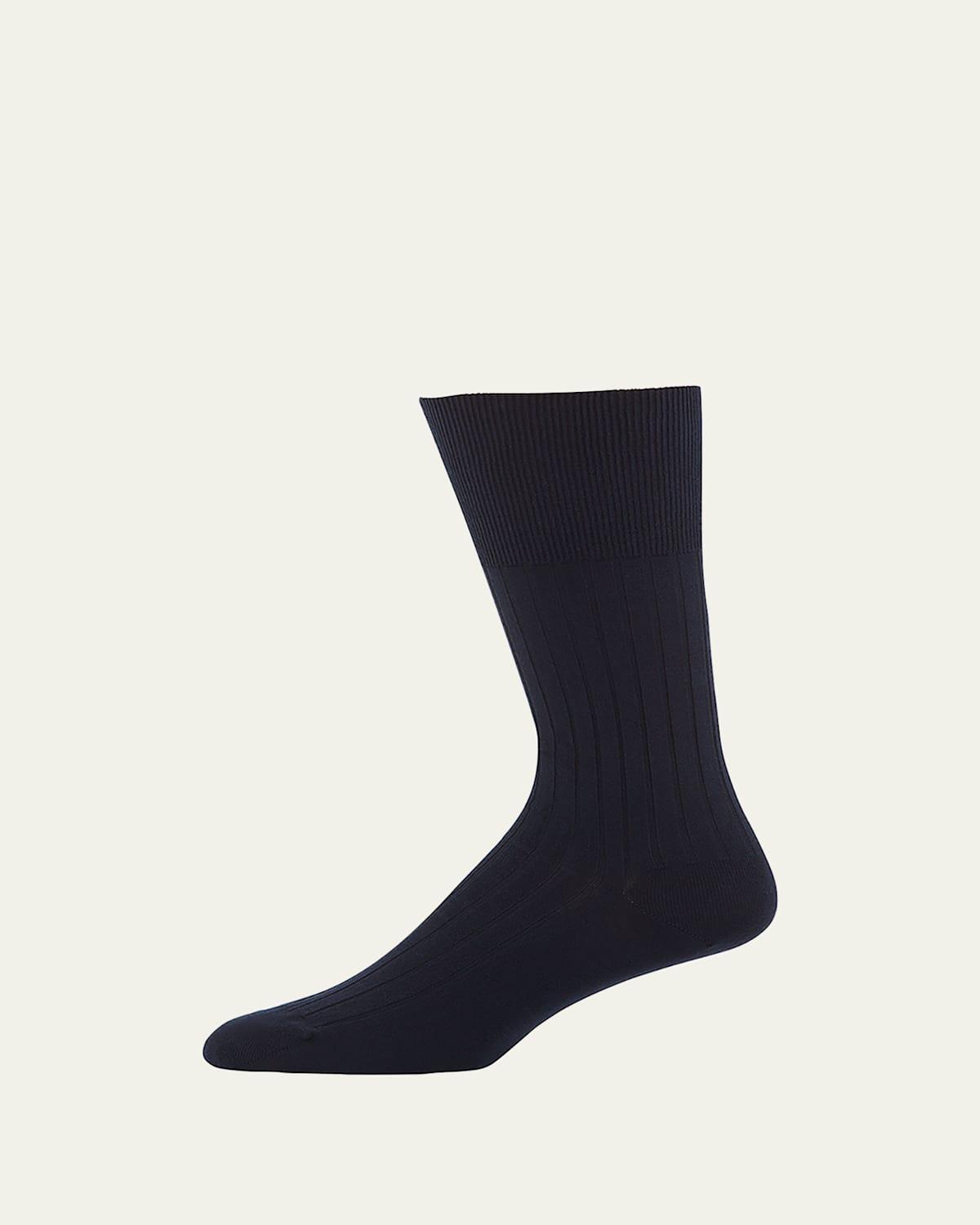 Mens Knit Crew Socks Product Image