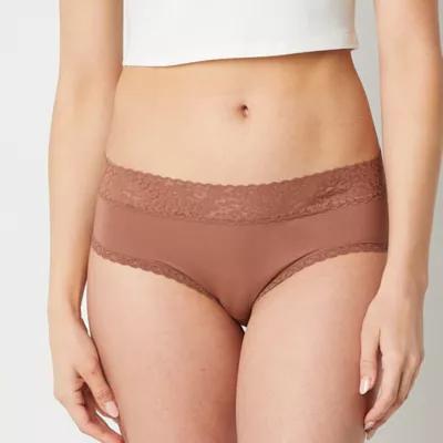 Ambrielle Everyday Hipster with Lace Trim Panty Product Image