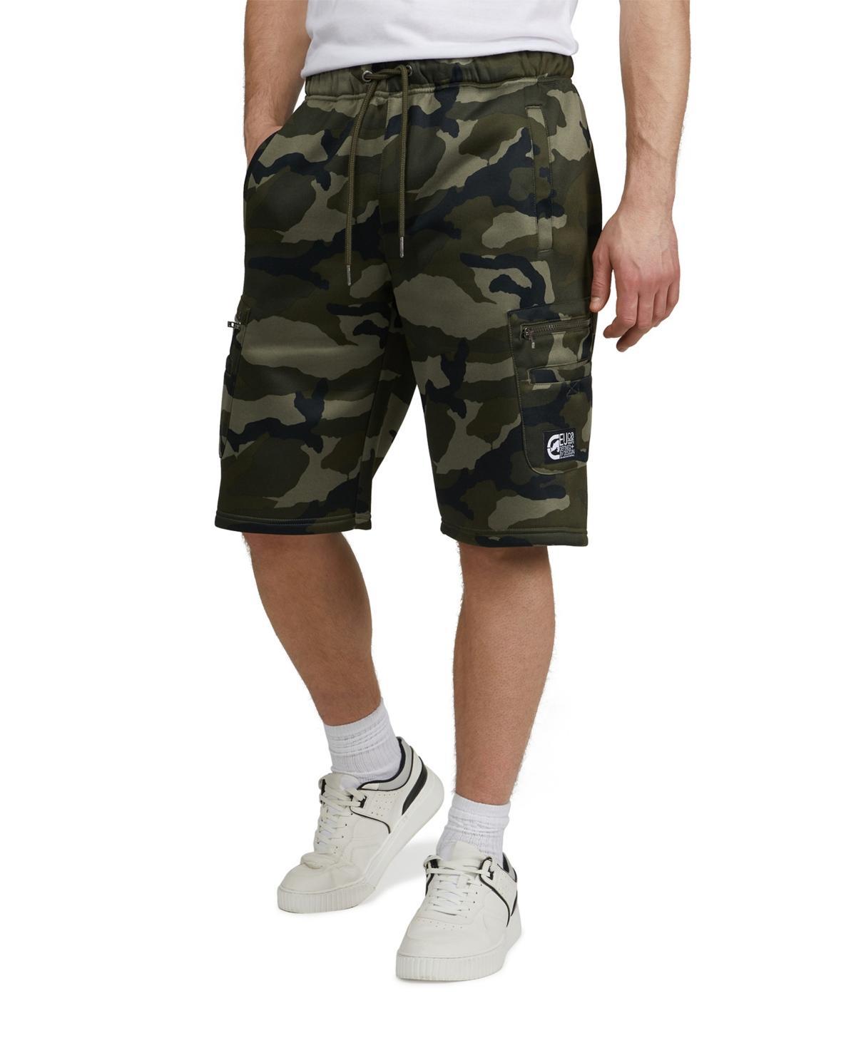 Ecko Unltd. Mens Zip Angled Pocket Fleece Short Product Image