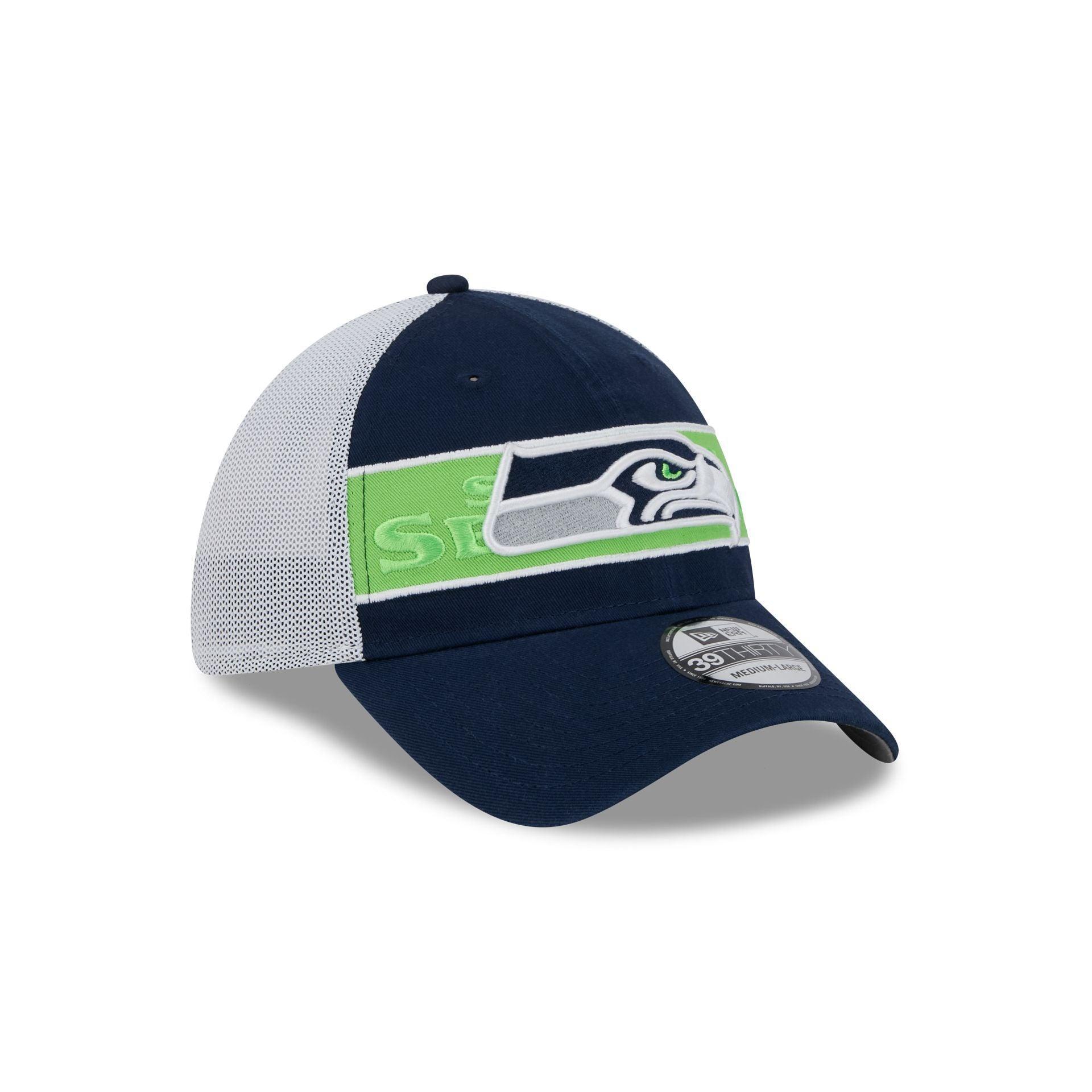 Seattle Seahawks Banded 39THIRTY Stretch Fit Hat Male Product Image