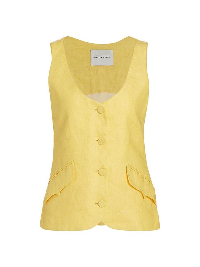 Womens La Coleccionista Lula Linen Vest Top Product Image