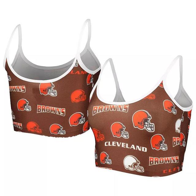 Womens Concepts Sport Cleveland s Breakthrough Allover Knit Lounge Bralette Product Image