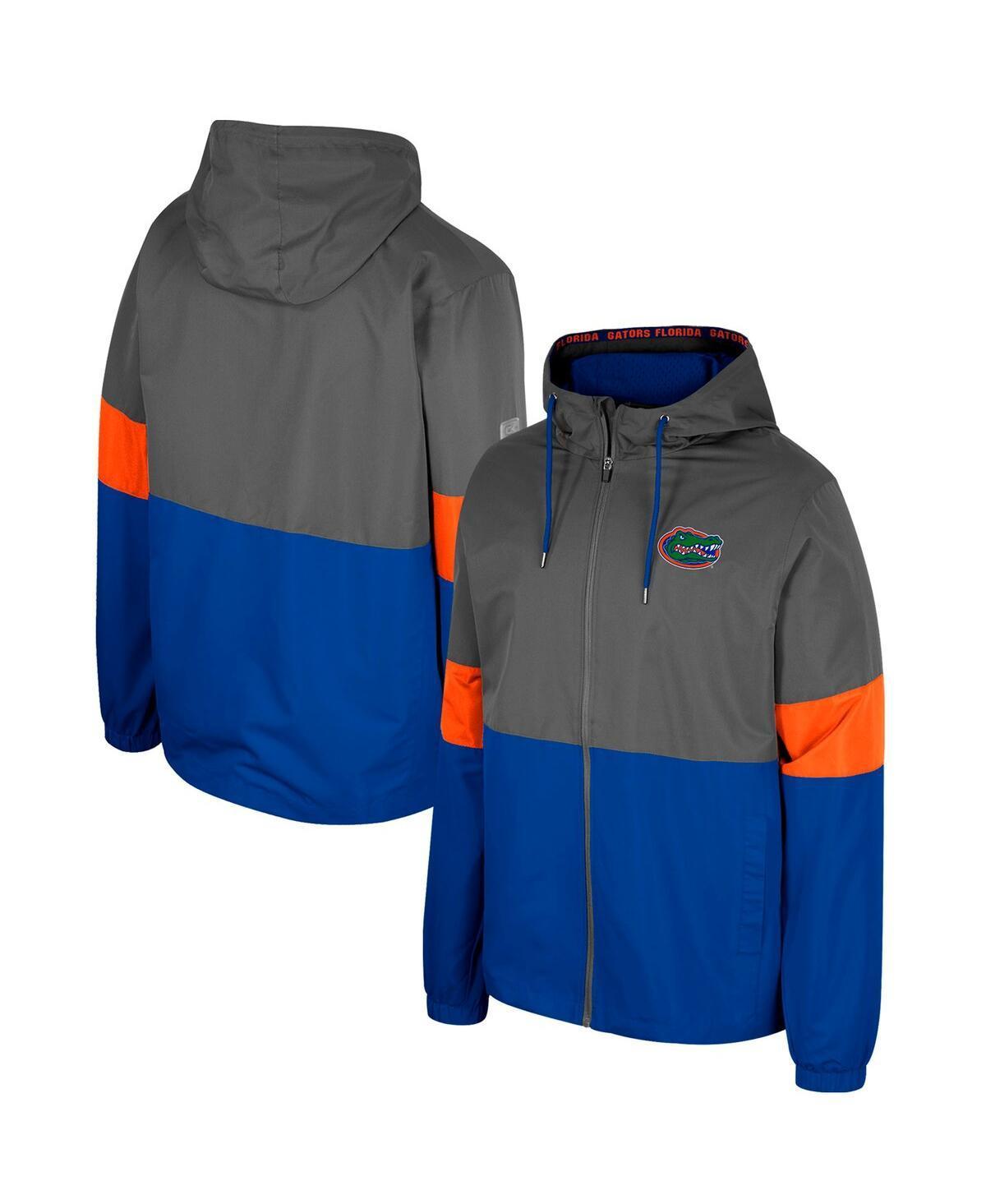 Mens Colosseum Charcoal Miami Hurricanes Miles Full-Zip Jacket Product Image