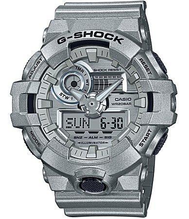 G-Shock Mens Ana-Digi Silver Resin Strap Watch Product Image