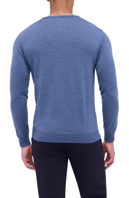 Mens Merino Wool Crewneck Sweater Product Image