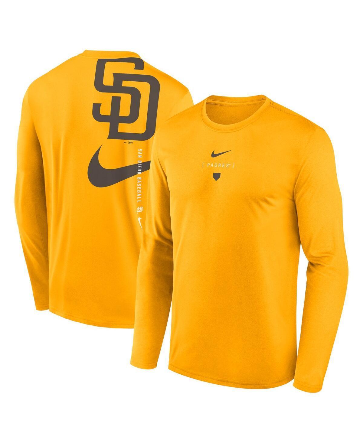 Mens Nike San Diego Padres Large Swoosh Back Legend Performance T-Shirt Product Image