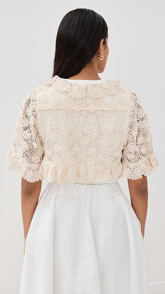 Sea Kristeen Lace Jersey Tee | Shopbop Product Image