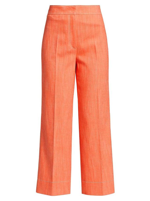 Womens Chieko Mid-Rise Cropped Pants Product Image