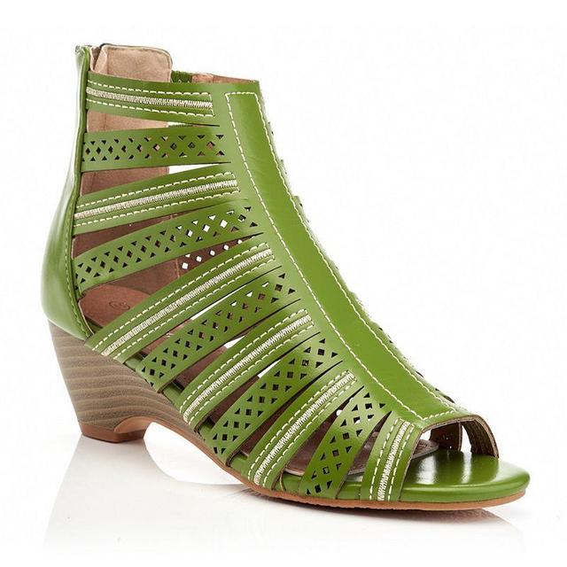 Henry Ferrera Sally Open Toe Womens Wedge Sandals Product Image