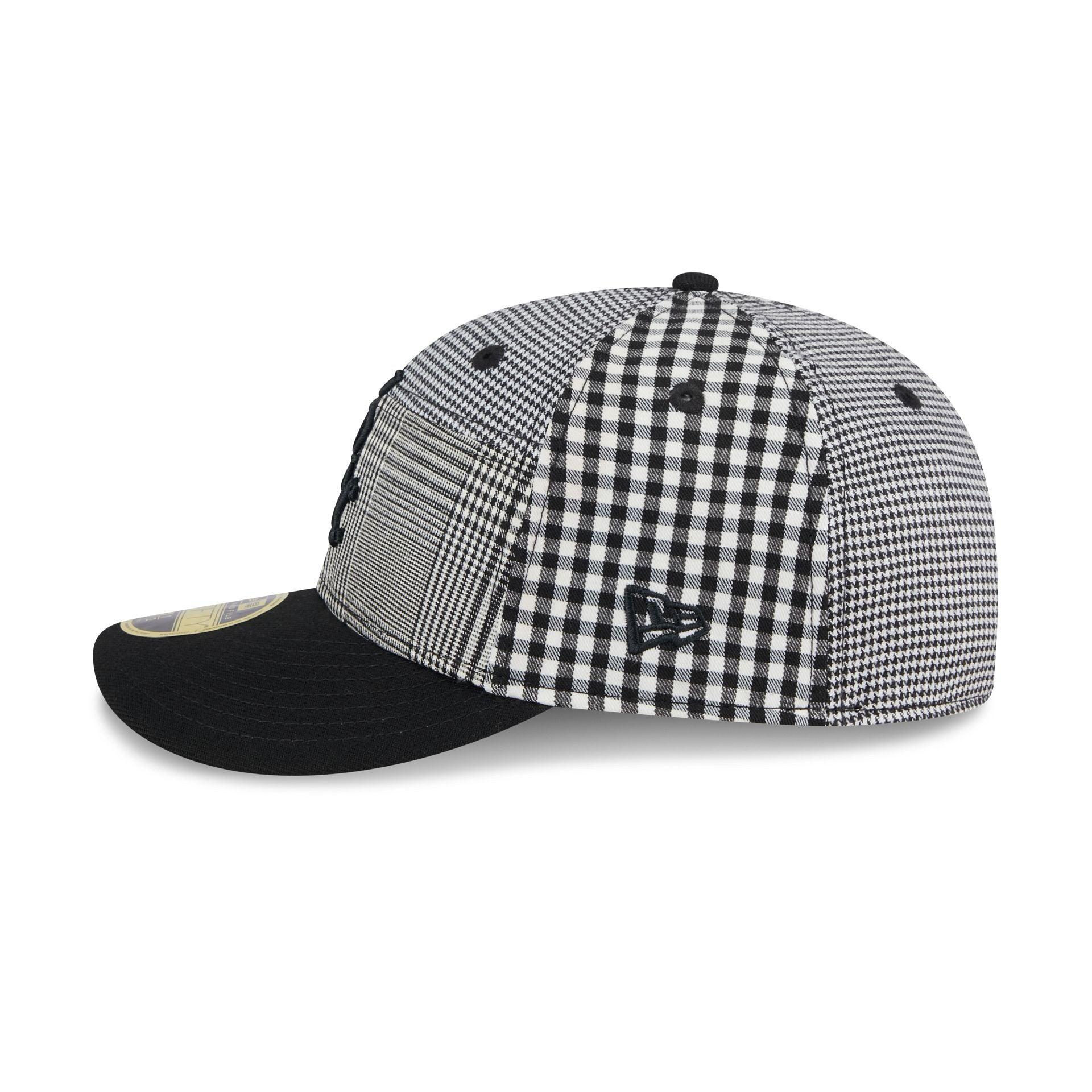 Chicago White Sox Patch Plaid Low Profile 59FIFTY Fitted Hat Male Product Image