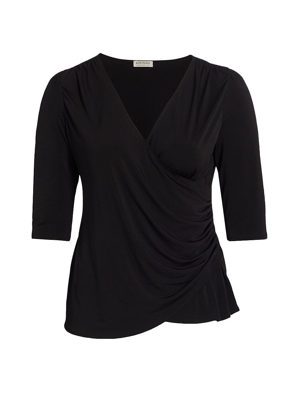 Womens Femme Fatale Faux Wrap Top Product Image