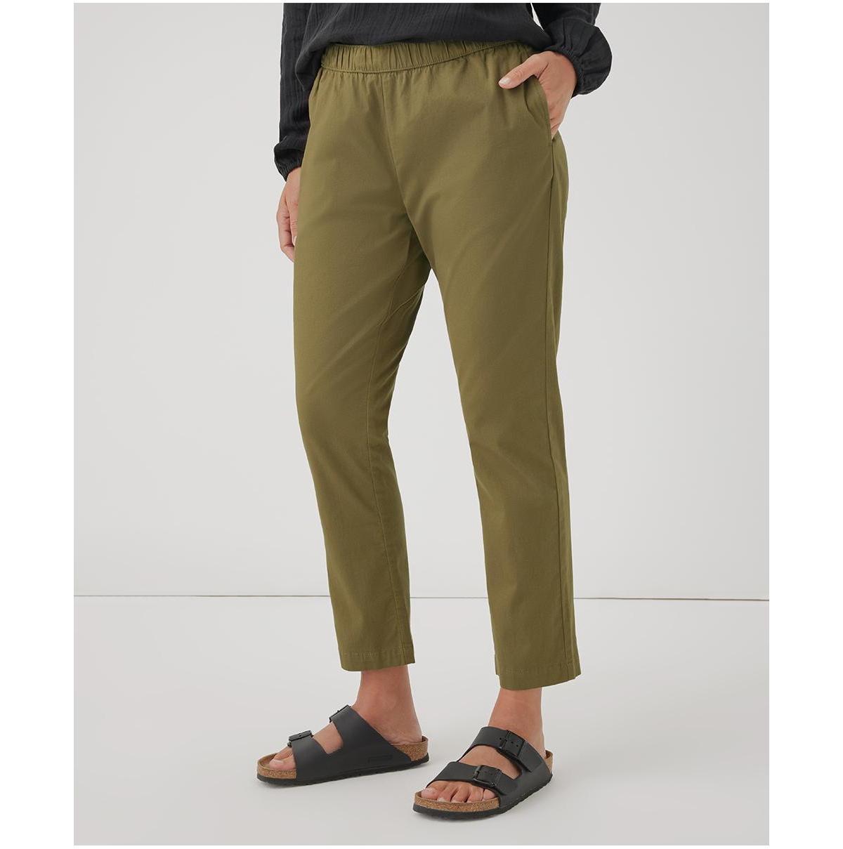 Organic Cotton Boulevard Brushed Twill Pull-On Pant Product Image