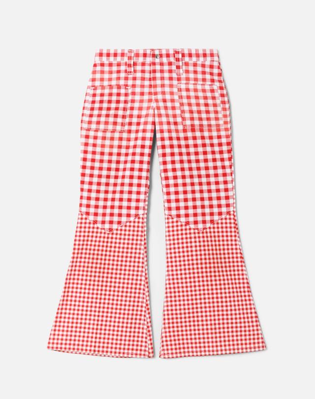 70s Peter Max Wrangler Gingham Pants Female Product Image