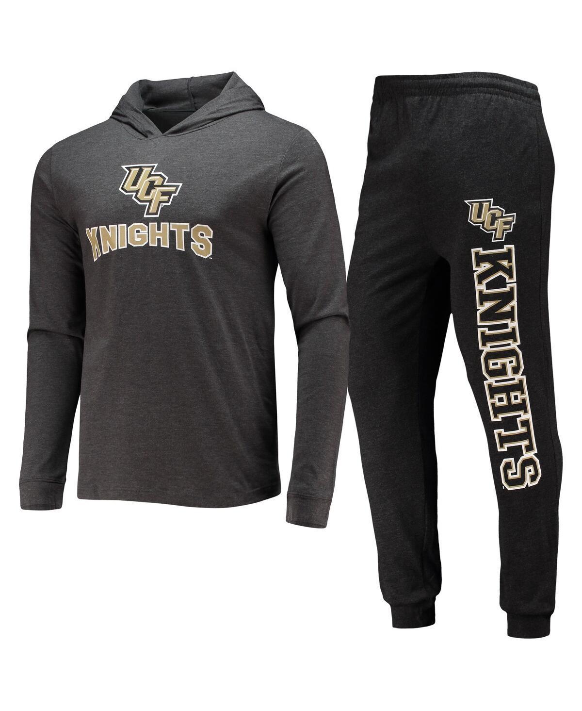 Mens Concepts Sport /Charcoal UCF Knights Meter Long Sleeve Hoodie T-Shirt & Jogger Pants Set Product Image