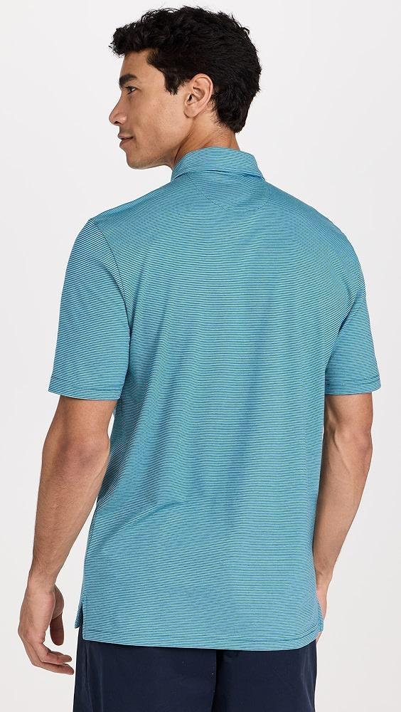 Faherty Short Sleeve Movement Pique Polo | Shopbop Product Image