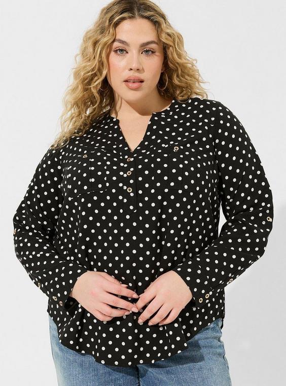 Harper Challis Long Sleeve Blouse Product Image