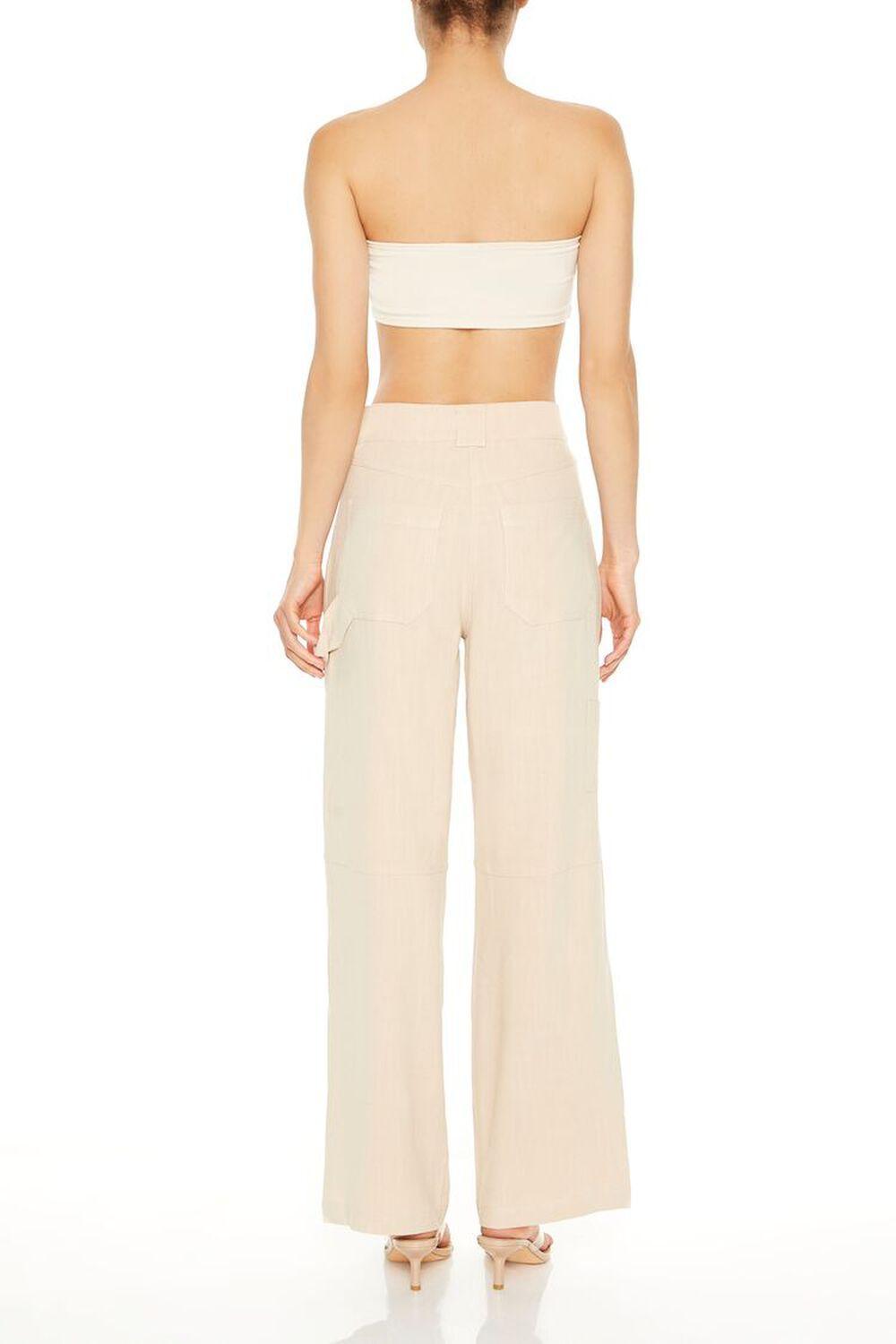 High-Rise Wide-Leg Trouser Pants | Forever 21 Product Image