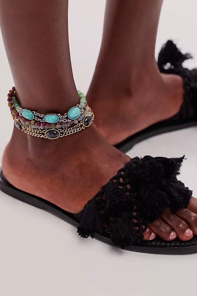 Tulum Tassel Sandals Product Image