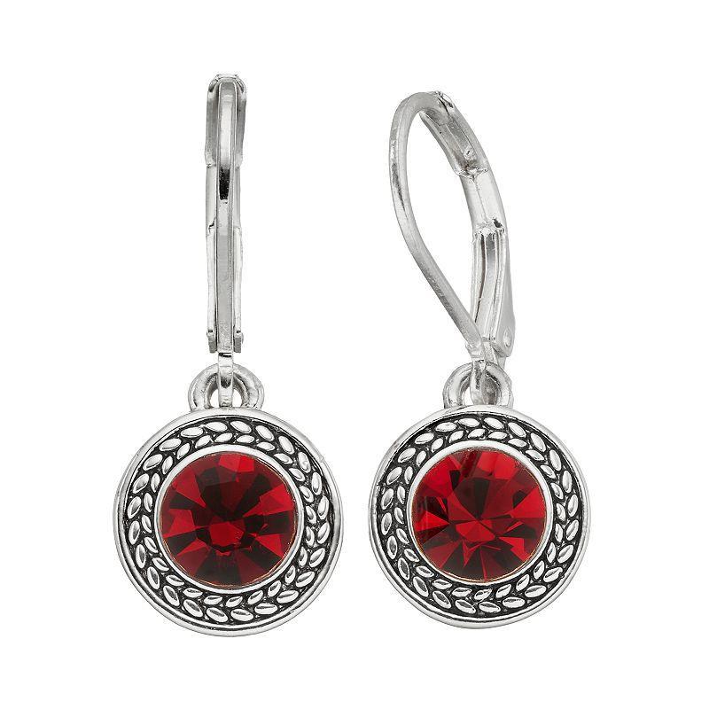 Napier Drop Earrings, Womens, Red Product Image