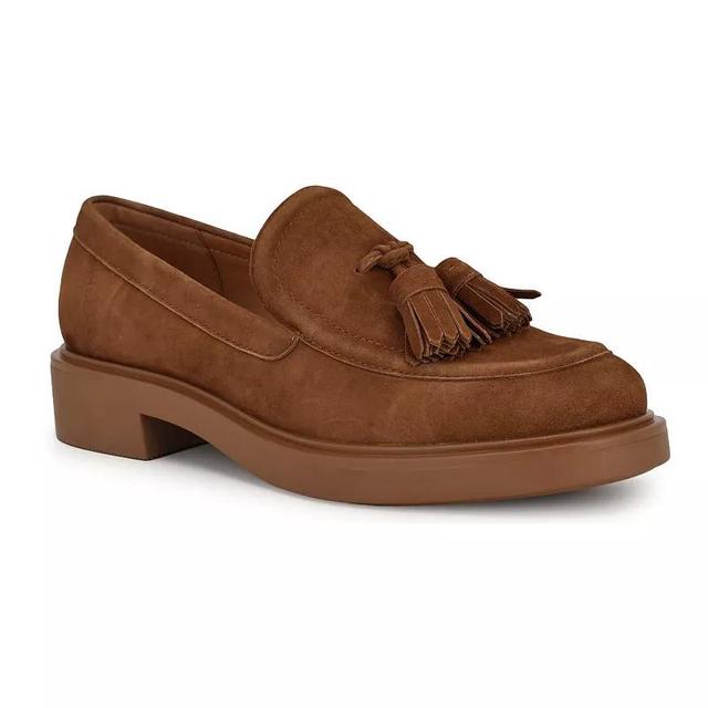 Nine West Roker (Cognac Suede) Women's Flat Shoes Product Image