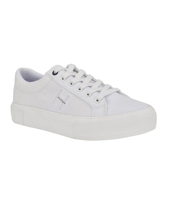 Tommy Hilfiger Womens Aconia Lace Up Sneakers Product Image