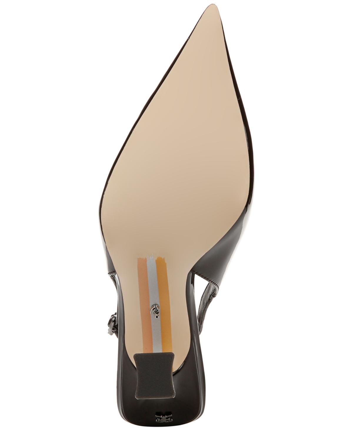 SAM EDELMAN Odette Slingback Pointed Toe Pump In Black Product Image