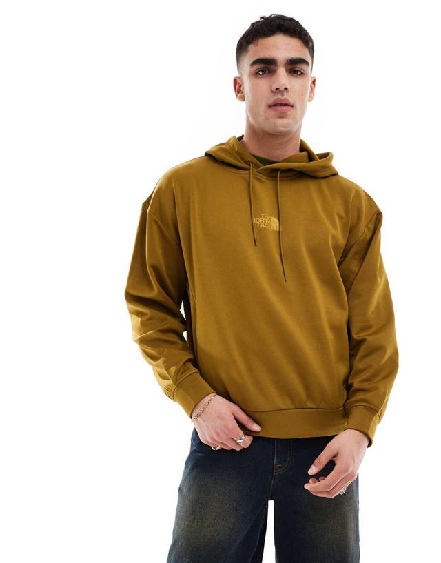 The North Face Horizon fleece pullover hoodie in mustard Product Image