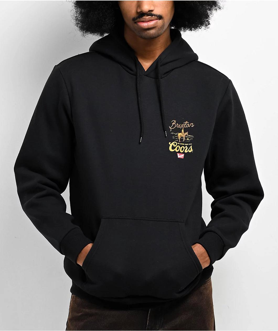 Brixton x Coors Legend Black Hoodie Product Image