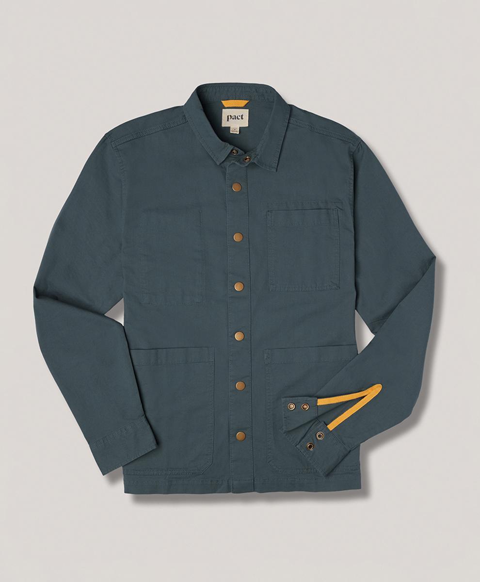 Mens Woven Twill Field Jacket L Product Image