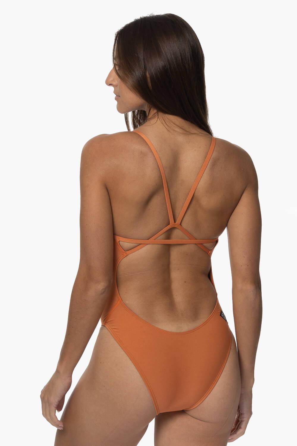 Perry Swim Onesie - Tawny Female Product Image